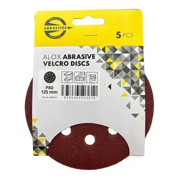 Brusný papír výsek brusný pr. 125mm zr. 60 SZ, 8 otvorů (5ks)