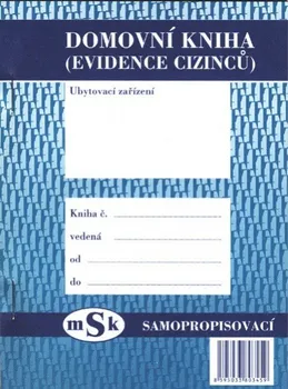 Tiskopis mSk 345 domovní kniha (evidence cizinců) A6 2 x 50 listů