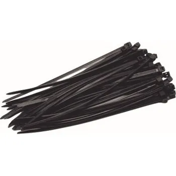 Stahovací páska páska vázací 500x4,8mm ČER (50ks)