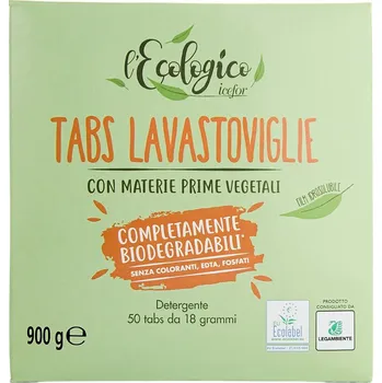 Přípravek do myčky L'ECOLOGICO Tabs Lavastoviglie 50ks