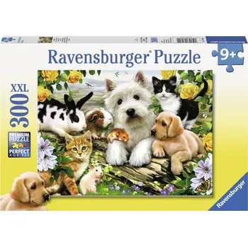 Puzzle Ravensburger Veselé přátelství zvířat XXL 300 dílků