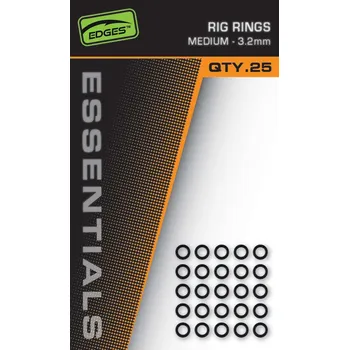 Fox kroužek EDGES Essentials Rig Rings Varianta:: Edges Rig Rings 3.2mm Medium x 25
