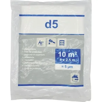 Zakrývací fólie na malování Zakrývací fólie HDPE 4x 2,5m, 5my