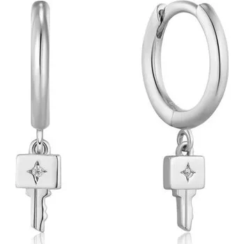 Náušnice Dámské náušnice Ania Haie E032-04H Mincovní stříbro Šedá (1 cm)