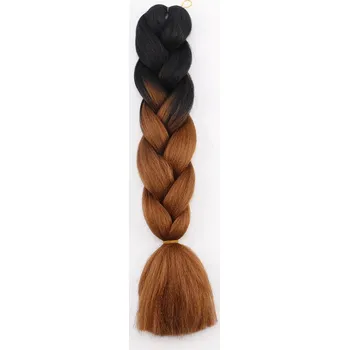 Příčesek Kanekalon - barevné copy - černo - hnedé - B13/B29