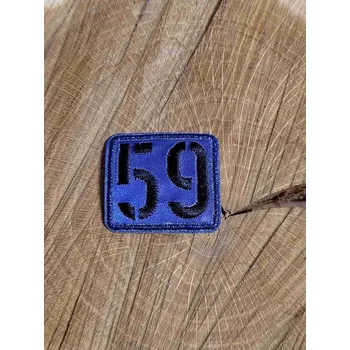 Textilní nažehlovací páska Nažehlovačka reflexní číslo 59 modrá