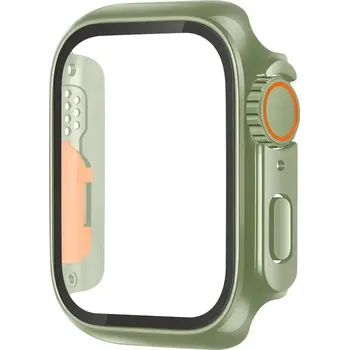 Příslušenství k chytrým hodinkám Ochranné pouzdro s tvrzeným sklem ve vzhledu Apple Watch Ultra pro Apple Watch 41mm Barva: Zelená, Typ: 14