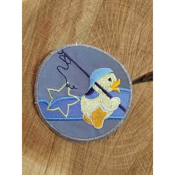 Textilní nažehlovací páska Nažehlovačka reflexní kačenka s hvězdou