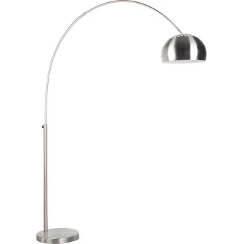 Stojací lampa White Label Stříbrná stojací lampa WLL BOW 190 - 205 cm