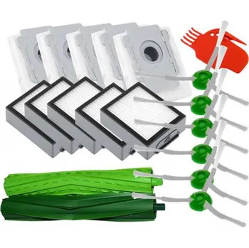 Sada příslušenství pro robotický vysavač Kartáče, HEPA filtry a sáčky k vysavači iROBOT Roomba i5+ 5652, 5658 19 dílů