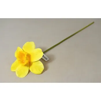 umělá květina Narcis 40 cm žlutý