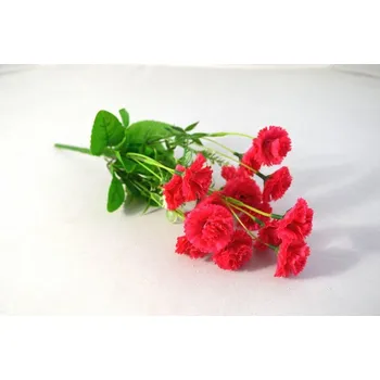 umělá květina Karafiát kytice 32cm červeno růžová