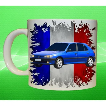 hrnek Peugeot 306 550ml (hrneček s autem )
