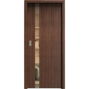 Interiérové dveře SAPELI HARMONIE KOMFORT M83 - DÝHA - POSUVNÉ DVEŘE VČ. ZÁRUBNĚ - ořech americký Průchozí šířka (cm): 90, Průchozí výška (cm): 197, Typ skla: Planibel bronz