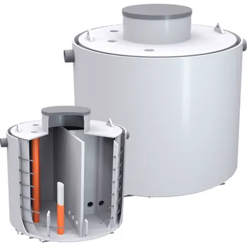 Čistička odpadních vod Plastino Septik dvouplášťový kruhový SEP-D 3 až 15 Objem: SEP-D 3 (3000 l)