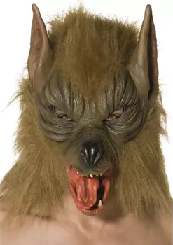 Karnevalová maska Smiffys Maska Vlk hnědý