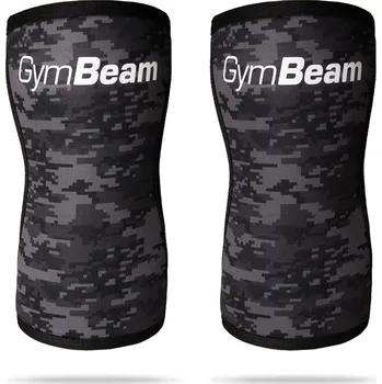 GymBeam Neoprenová bandáž na koleno Conquer Camo XL multicolor