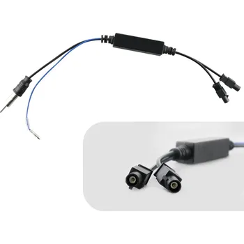 Anténní zesilovač HIZPO Redukce pro dvojitý konektor antény s napájením zesilovače