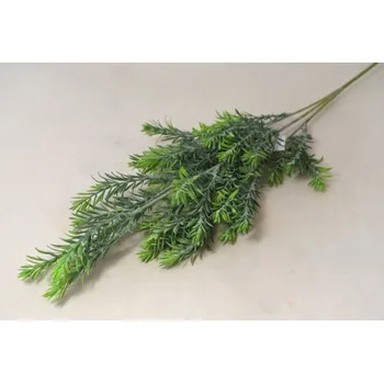 umělá květina Vrbová větvička 73 cm tm. zelená
