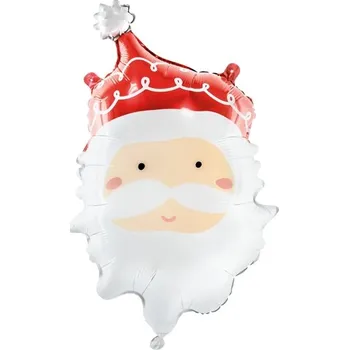 Balónek PartyDeco Balonek fóliový Santa, 60 cm