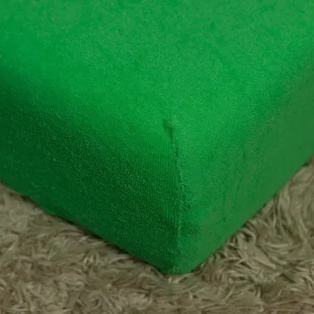 Prostěradlo Prostěradlo froté PREMIUM 90x200 - zelené
