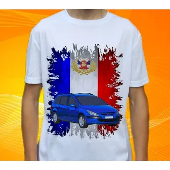 Pánské tričko tričko Peugeot 307 SW S (triko s osobním autem )