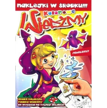 První čtění Kolorowe wiedźmy + naklejki - Praca zbiorowa