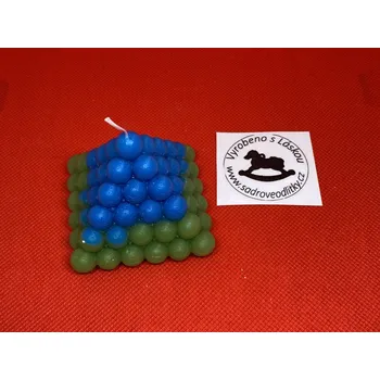 Svíčka HandMade by VeJa Svíčka - kuličková pyramida
