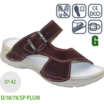 Dámská zdravotní obuv Santé D/18/78/SP PLUM Velikost: 40, Stélka: Vyměkčená