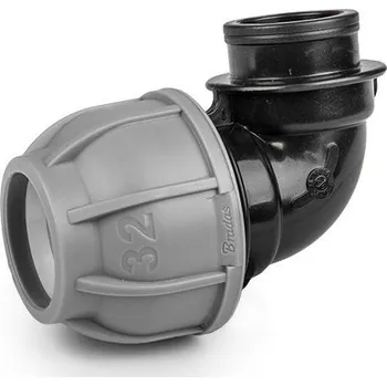 BRADAS PE koleno 25mm x 1/2" vnitřní závit, PN10