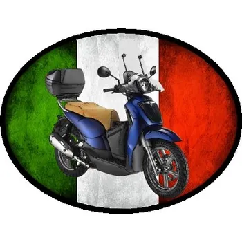 Nášivka nášivka Aprilia Scarabeo 200 Ovál (nášivky motorky)