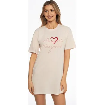 Dámská noční košile Henderson noční košile 41300 - béžová, M (Luxusní noční košile dámská)