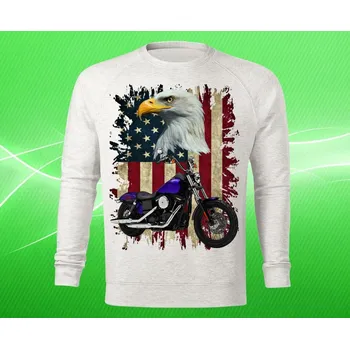 Pánská mikina mikina s motorkou Harley Davidson VII