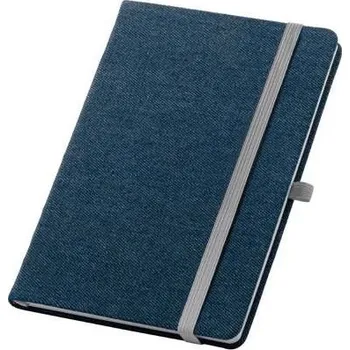 Zápisník DENIM. Zápisník A5 z džínové látky s linkovanými stránkami