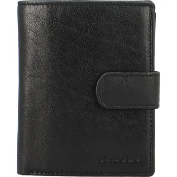 Peněženka Pánská kožená peněženka na výšku Bellugio Celeb, černá