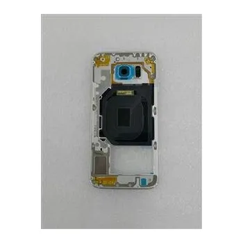 Originální střední rám GH96-08583D pro Samsung Galaxy S 6 SM-G920F White / bílý