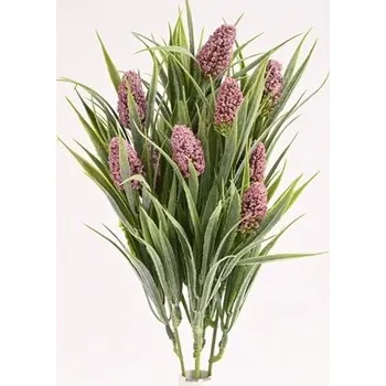 umělá květina Kytice modřenců 33 cm, fialová