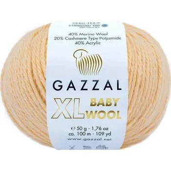 Příze Příze Baby Wool XL 839 tělová Gazzal