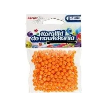 Set školních potřeb Koraliki do nawlekania pomarańcz + sznurek 6mm 16g