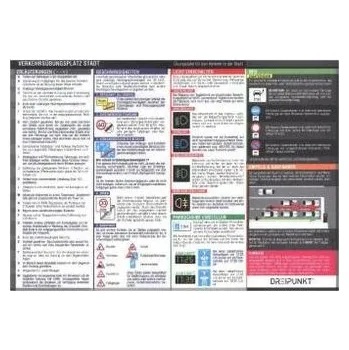 Verkehrsübungsplatz Stadtverkehr, Info-Tafel - Schulze, Michael