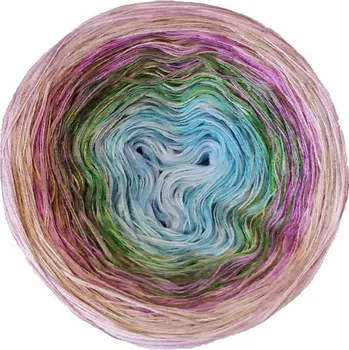 Příze Duhové klubko Brdy Délka návinu/Hmotnost: 1000 m/200 g