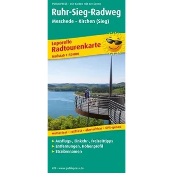 PublicPress Leporello Radtourenkarte Ruhr-Sieg-Radweg