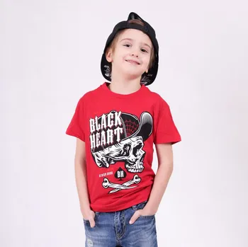 Chlapecké tričko Dětské TrIko BLACK HEART SPEEDY Barva: Červená, Velikost: 5-6-R