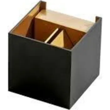 Nástěnné svítidlo Azzardo AZ2814 nástěnné svítidlo Leticia černá/zlatá