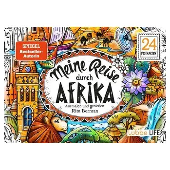 Encyklopedie Meine Reise durch Afrika - 24 Postkarten - Berman, Rita