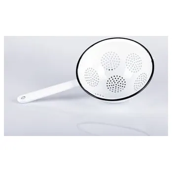 Cedník a síto cedník d22cm s rukojetí, ucho,smalt