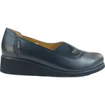 JC 1236/1 - 02 zdravotní dámské kožené boty s podporami kleneb nožních; barva černá 37