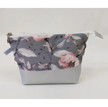 Kosmetická taška Kosmetická taštička větší - růžové květy