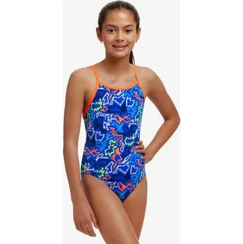 Dívčí plavky Dívčí plavky Funkita Broken Hearts, Velikosti 10 let