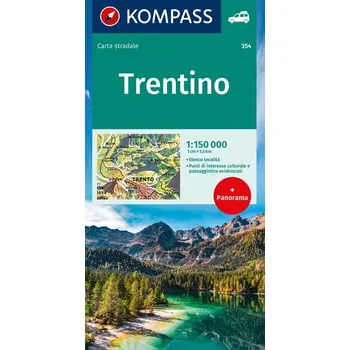 KOMPASS Autokarte Trentino 1:150.000